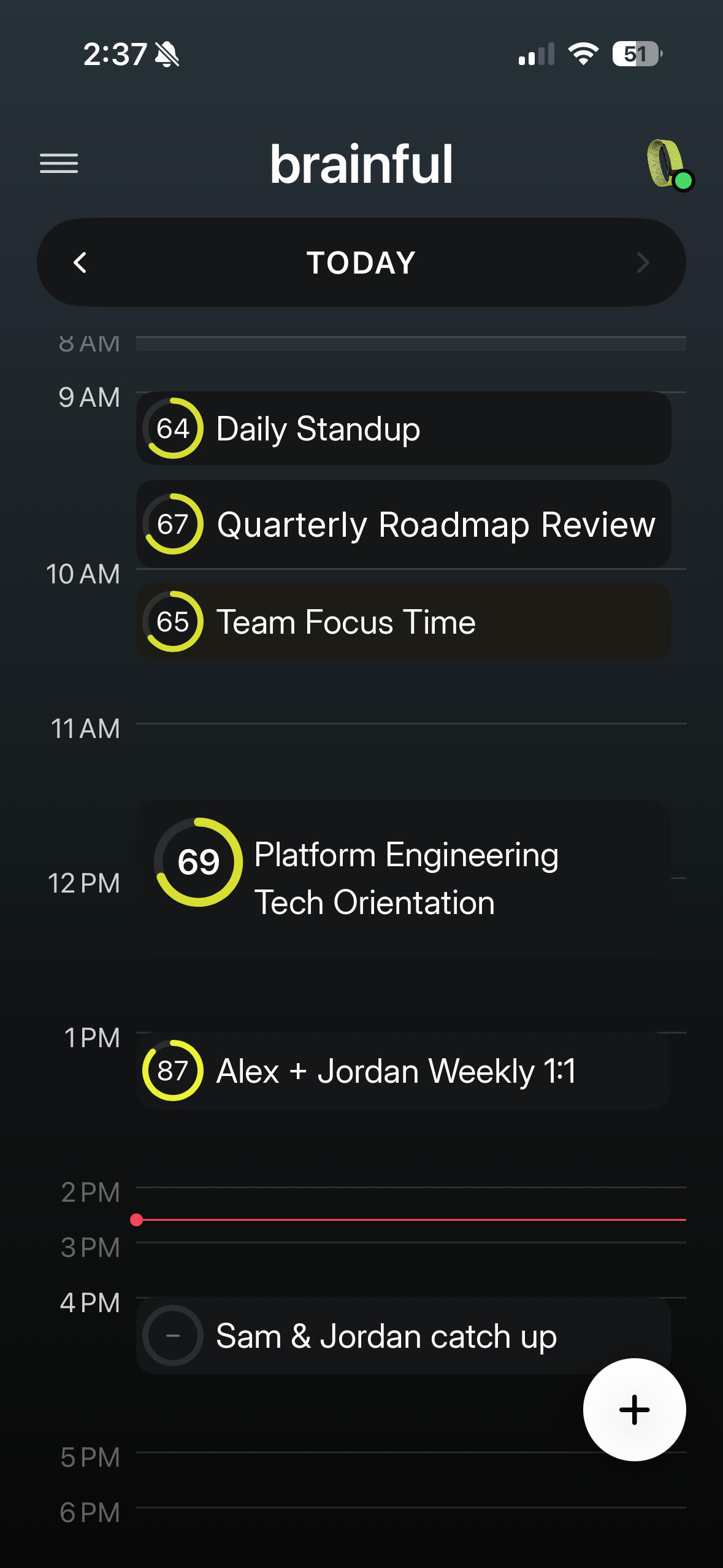brainful calendar